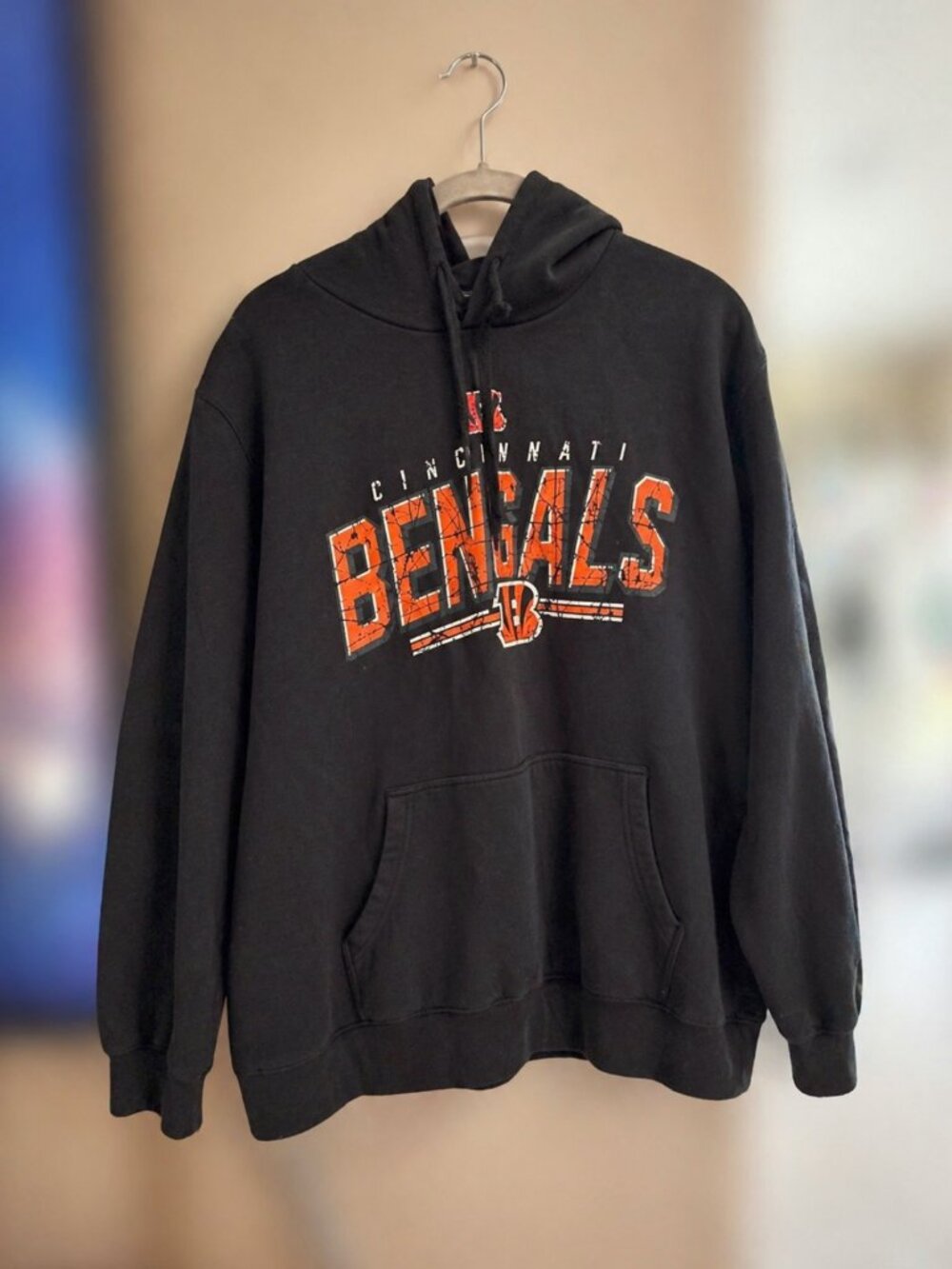 NFL Cincinnati Bengals Women’s Hoodie XL Black Pullover